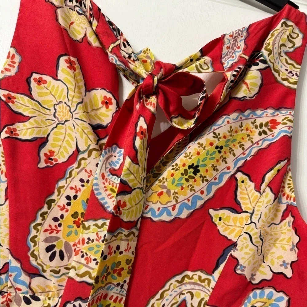 Tahari midi tie back grenadine 10 NWT - Picture 2 of 10